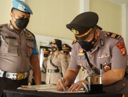 Kapolres Metro Bekasi Kombes Pol Gidion Arif Setyawan Pimpin Sartijab Pejabat & Jajaran Polsek