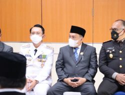 Ketua DPRD Kabupaten Bekasi HM. BN Holik Qodratulloh, SE. M.Si Hadiri Pelantikan Pj Bupati Bekasi