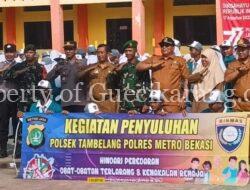 Polsek Tambelang Gelar Sosialisasi Penyuluhan Pelajar Cegah Pelajar Unras Ke Jakarta