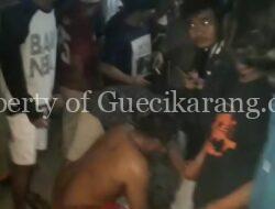 Maling Motor Babak Belur Dihajar Masa Di Cibarusah