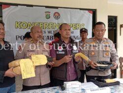 Polsek Cabangbungin Berhasil Bekuk Pengedar Narkotika Jenis Ganja Saat Lakukan Patroli Cipta Kondisi