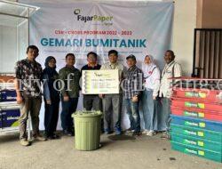 FajarPaper memulai kegiatan GEMARI BUMITANIK bagi Karyawan pra Pensiun, Siswa/i SMK dan Masyarakat Desa Terpilih