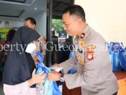 Tasyakuran Kenaikan Pangkat, Kapolsek Cikarang Timur Santuni Anak Yatim