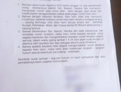 Ada Cek 60 Milyar di Rumah Ibu G di Perumahan Metland Cibitung