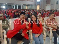 Relawan PDI Kabupaten Bekasi Hadiri Penguatan Pemenangan Ganjar Pranowo Dan Mahfud. 