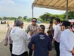Kapolsek Cikarang Selatan Ikut Menghadiri Pembukaan Latihan Bersama Drag Race & Drag Bike di Sirkuit Non Permanen Central Park Meikarta