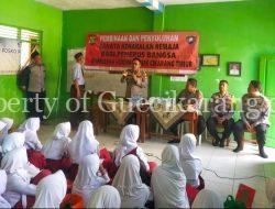 Police goes to School dalam rangka Pembinaan dan penyuluhan bahaya kenakalan remaja dan bahaya narkoba
