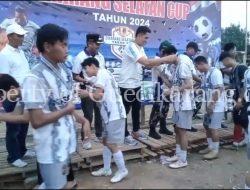 Kapolsek Cikarang Selatan Hadiri Final Turnamen Sepak Bola Cikarang Selatan Cup 2024