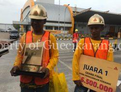 Saduloh Dan Agung Kuli Bangunan OTW Shanghai China Dalam Tiler Internasional Competition