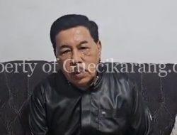 H. Apuk Idris Menyayangkan Kejadian Calon Bupati Bekasi Dihadang Masa Calon Lain Di Pasar Induk Cibitung.