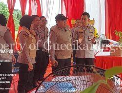 Kapolsek Cikarang Selatan Dampingi Tim Asistensi SDM Mabes Polri di Pos Pengamanan Gereja Paroki Ibu Teresa