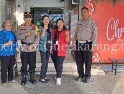 Anggota Polsek Cikarang Selatan Lakukan Pengamanan di Gereja GKPB Lippo Cikarang