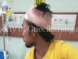 Ngeri..!! Seorang Pria Dibacok Hingga Jari Jempol Putus Di Karangasih Cikarang Utara.