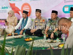 Kapolsek Cikarang Selatan Hadiri Peringatan Isra Mi’raj dan Salam Cinta untuk Palestina