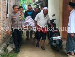 Kepedulian Anggota Polsek Cikarang Selatan, Lakukan Takziah dan Imbauan Kamtibmas di Rumah Warga
