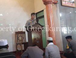 Kapolsek Cikarang Selatan Gelar Safari Jumat Kamtibmas, Beri Himbauan Jelang Ramadhan