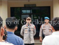 Kapolsek Cikarang Selatan Pimpin Apel Pengamanan Malam Takbiran Idul Fitri 1446 H