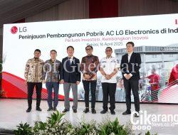 Wakil Bupati Bekasi dan Wamenperin Tinjau Pembangunan Pabrik AC LG Electronics Indonesia di Kawasan MM2100