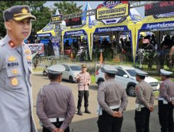Kapolsek Cikarang Selatan Instruksikan Pengamanan Ketat dan Humanis di Event Drag Bike Meikarta