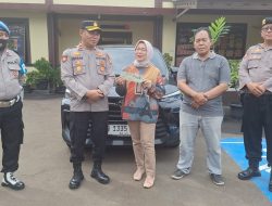 Polsek Beji Berhasil Ungkap Kasus Penggelapan, Mobil Korban Dikembalikan