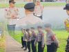 Kapolsek Cikarang Selatan Pimpin Apel Pengamanan Misa Kenaikan Isa Almasih