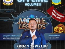 Karang Taruna Desa Serang Kembali Gelar Turnamen Mobile Legends, Gratis dan Hadiah Menarik