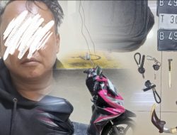 Polsek Cikarang Selatan dan Scurity Lippo Cikarang Amankan Satu Pelaku Curanmor di Meikarta