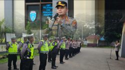 Polres Metro Bekasi Gelar Apel Kesiapan Pengamanan Kunjungan Wapres Gibran Rakabuming Raka ke Cikarang Selatan