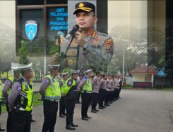 Polres Metro Bekasi Gelar Apel Kesiapan Pengamanan Kunjungan Wapres Gibran Rakabuming Raka ke Cikarang Selatan