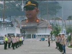 Apel Gabungan Pengamanan Kunjungan Menteri Perindustrian RI ke PT. Daimler Commercial Berlangsung Lancar