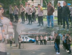 Apel Pagi Polsek Cikarang Selatan Ditekankan Penegakan Disiplin Jelang HUT Bhayangkara