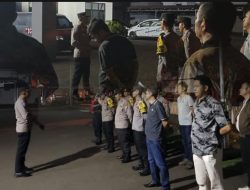Polsek Cikarang Selatan Gelar Apel Operasi Cipta Kondisi Antisipasi Kejahatan Jalanan