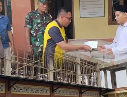 Kapolsek Cikarang Selatan Gelar Bakti Religi Berikan Bantuan Pembangunan Pondok Pesantren Al Muhtadi