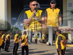 Kapolsek Cikarang Selatan Apresiasi Kinerja Anggota, Lanjutkan dengan Olahraga Bersama.