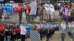 Gerak Jalan Tingkat Kecamatan Cikarang Selatan, Meriahkan Hari Jadi Kabupaten Bekasi ke-75 dan HUT RI ke-80