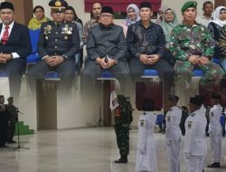 Kapolsek Cikarang Selatan Hadiri Pengukuhan Paskibraka Kecamatan Cikarang Selatan Tahun 2025