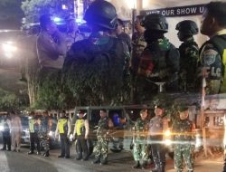 Patroli Gabungan TNI-Polri Polsek Cikarang Selatan Antisipasi Kerusuhan, Situasi Aman Terkendali