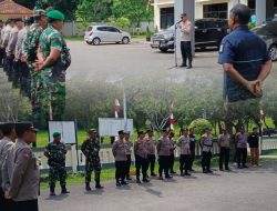 Polsek Cikarang Selatan Gelar Apel Siaga Antisipasi Aksi Unjuk Rasa