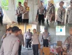 Kapolres Metro Bekasi Tinjau Pembangunan Dapur SPPG Polri di Cikarang Selatan