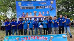 KNPI DPK Cikarang Timur Selenggarakan Piala Bergilir Turnamen Sepak Bola Di Lapangan Medali Karang Sari. 