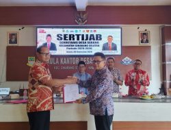 Rapat Minggon dan Sertijab Sekretaris Desa Serang, Pj Desa Serang Achmad Fadilah: Regenerasi Demi Pelayanan Lebih Baik