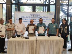 Dekopinda Kabupaten Bekasi Teken MoU dengan BPJS Ketenagakerjaan di La Paris Cafe Setiadarma Tambun Selatan