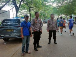 Patroli Polsek Cikarang Selatan Antisipasi Guantibmas 3C dan Tawuran di SMKN 1 Cikarang Selatan