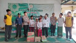 Jumat Berkah Polsek Cikarang Selatan, Sembako Disalurkan untuk Anak Yatim Piatu