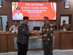 Kepala Desa Ciantra Bank Bulle Lantik 86 Ketua RT Masa Jabatan 2026–2031