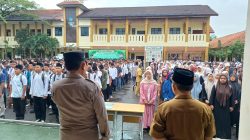Police Goes To School, Polsek Cikarang Selatan Ajak Siswa SMKN 1 Cikarang Selatan Deklarasi Jaga Kamtibmas Saat Ramadan