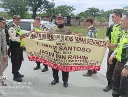Polsek Cikarang Pusat Amankan Sengketa Lahan Antara PT. Lippo Cikarang Tbk Dengan Pihak Ahli Waris Imam Santoso