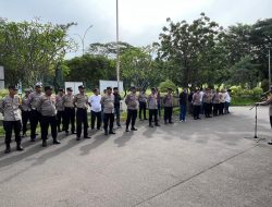 Kapolsek Cikarang Selatan Pimpin Apel Pagi dan Pengecekan Personel