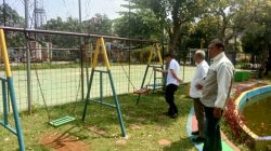 Plt Kepala UPTD Wilayah 1 Monitoring PJU dan Taman di Sejumlah Perumahan Kecamatan Babelan