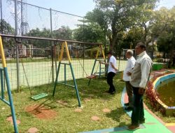 Plt Kepala UPTD Wilayah 1 Monitoring PJU dan Taman di Sejumlah Perumahan Kecamatan Babelan